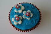 Gedecoreerde cupcake bestellen