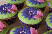 Gedecoreerde cupcakes bestellen